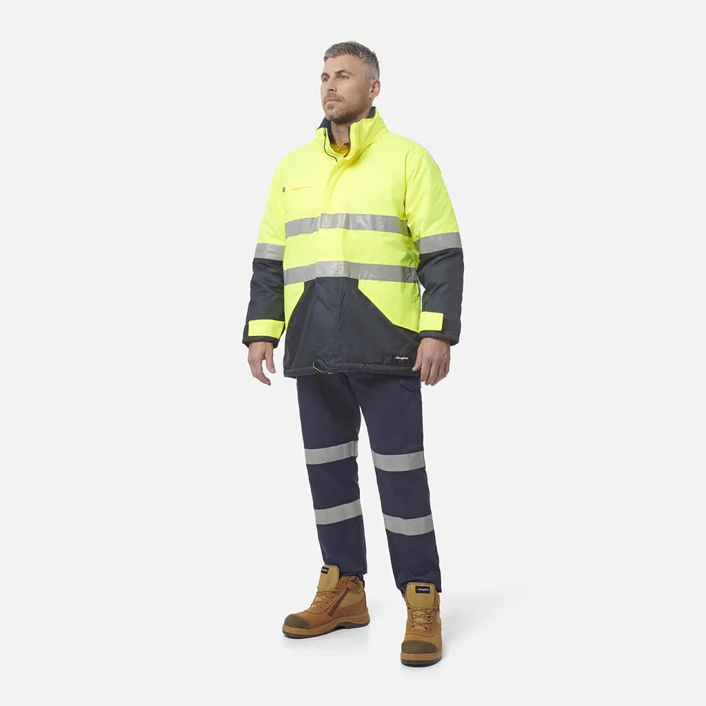 King Gee Hi-Vis Reflective Waterproof Insulated Jacket (K55010)