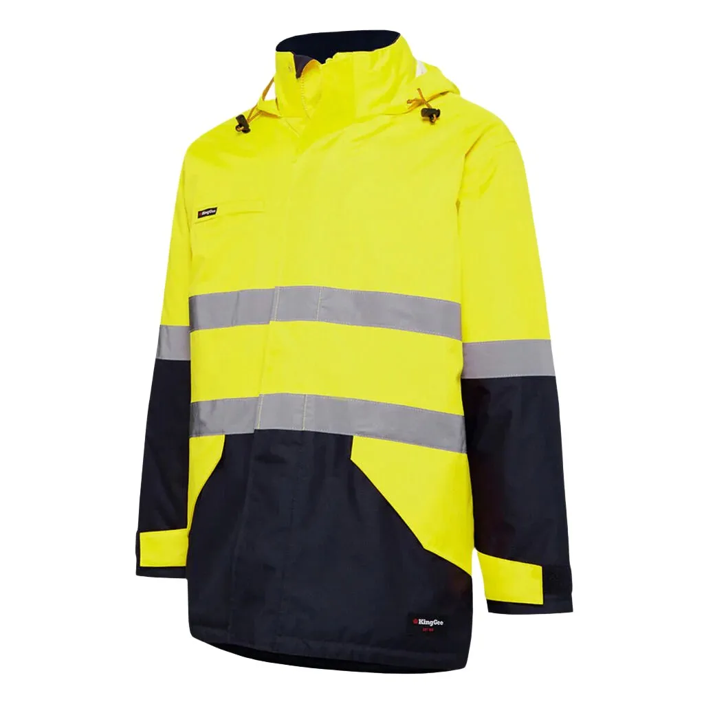 King Gee Hi-Vis Reflective Waterproof Insulated Jacket (K55010)