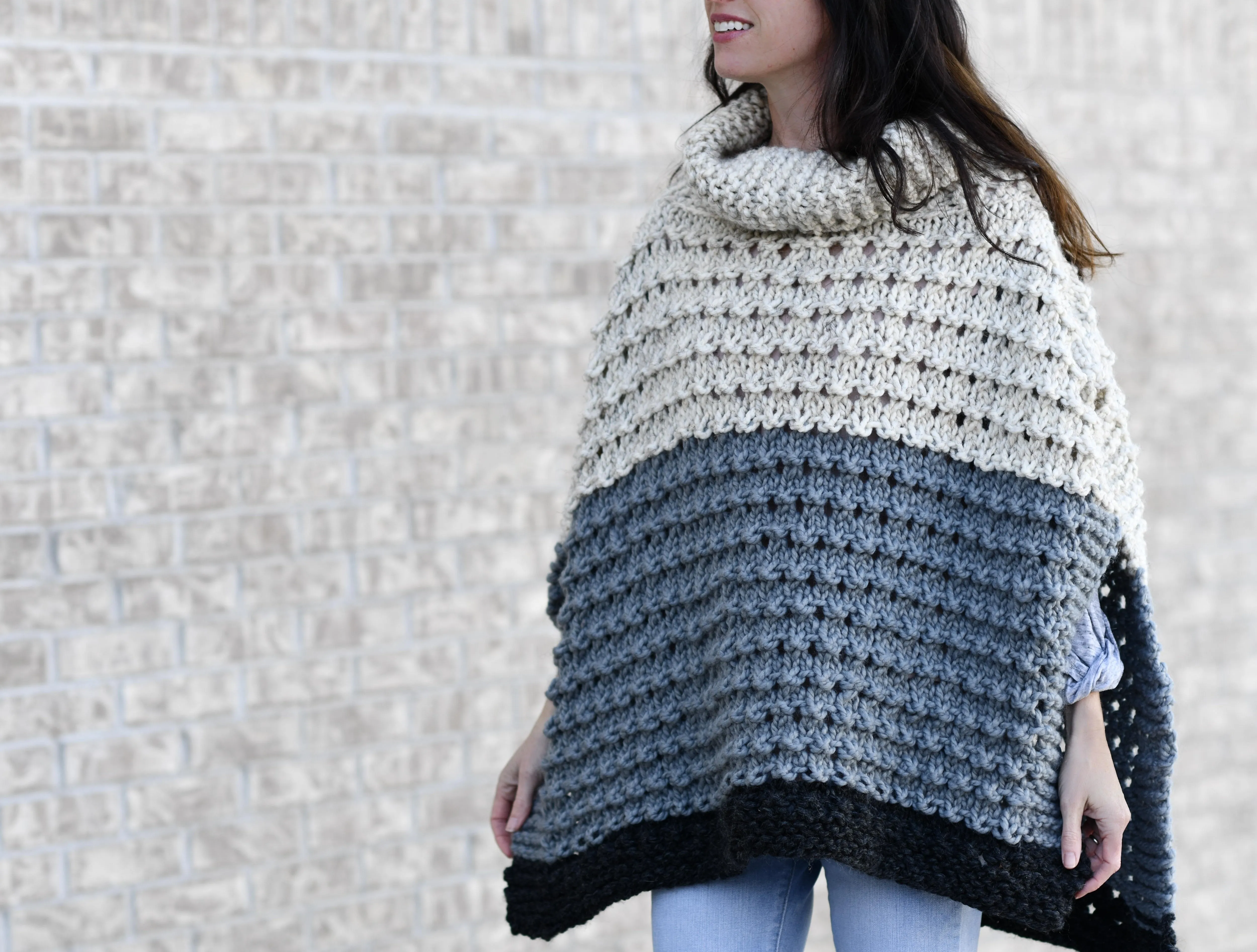 Knit Kit - Vail Ski Knit Poncho