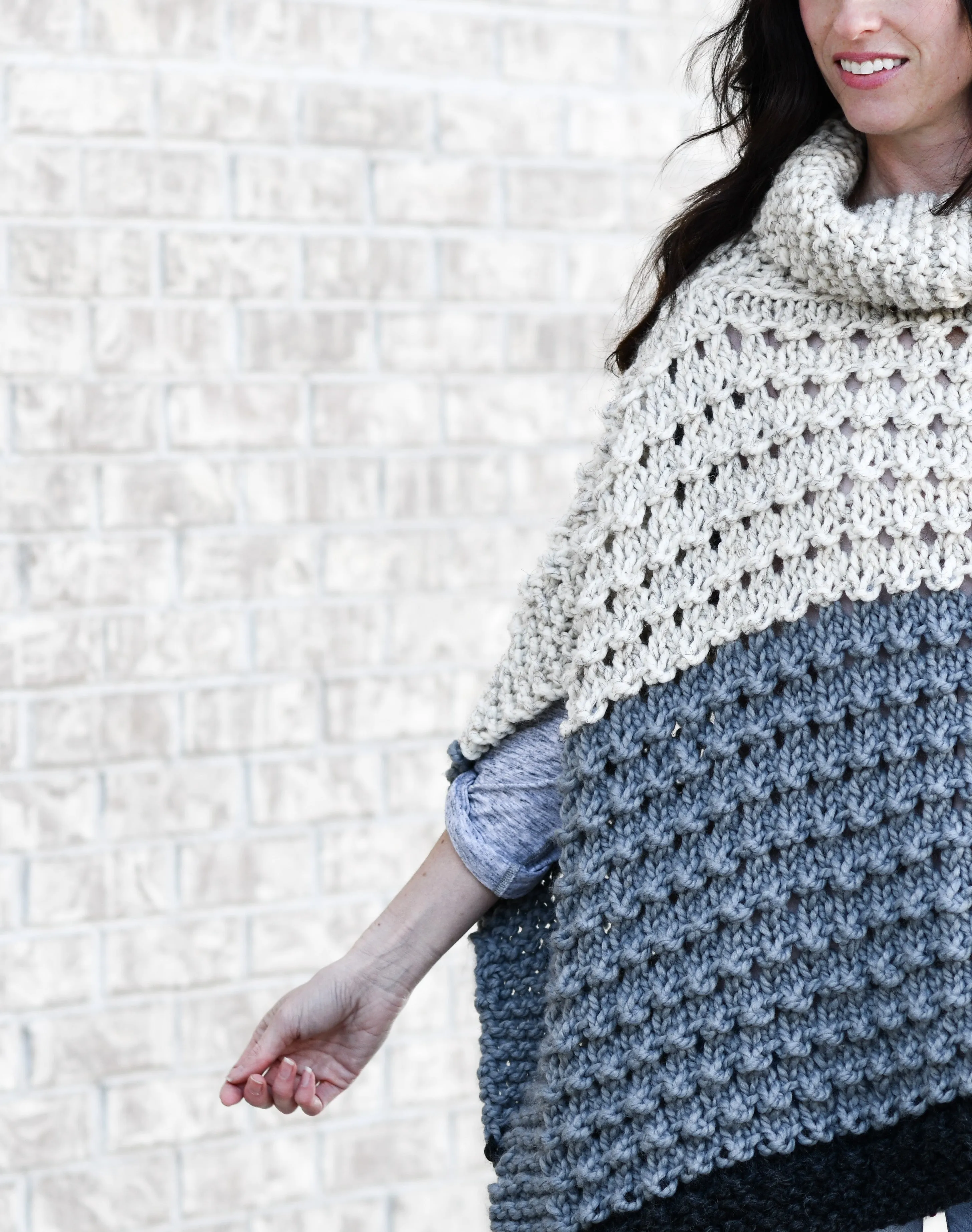 Knit Kit - Vail Ski Knit Poncho