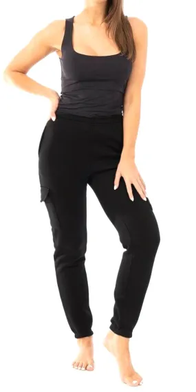 Ladies Fleece Cargo Trousers