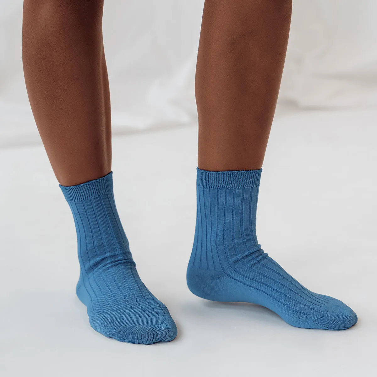 Le Bon Shoppe Her Socks Electric Blue