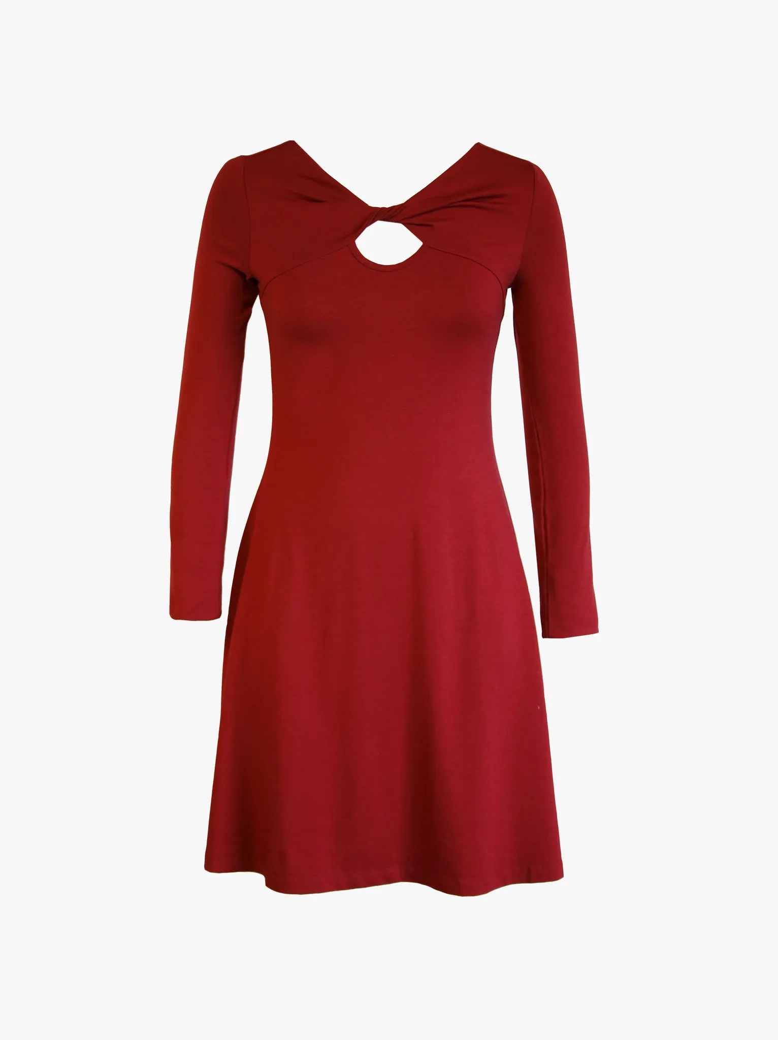 Leah Twist Keyhole Mini Dress