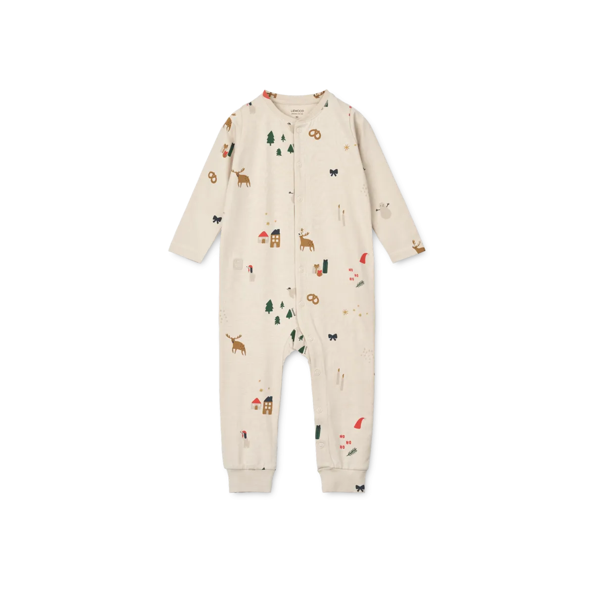 Liewood Birk Printed Pyjama Jumpsuit | Holiday / Sandy