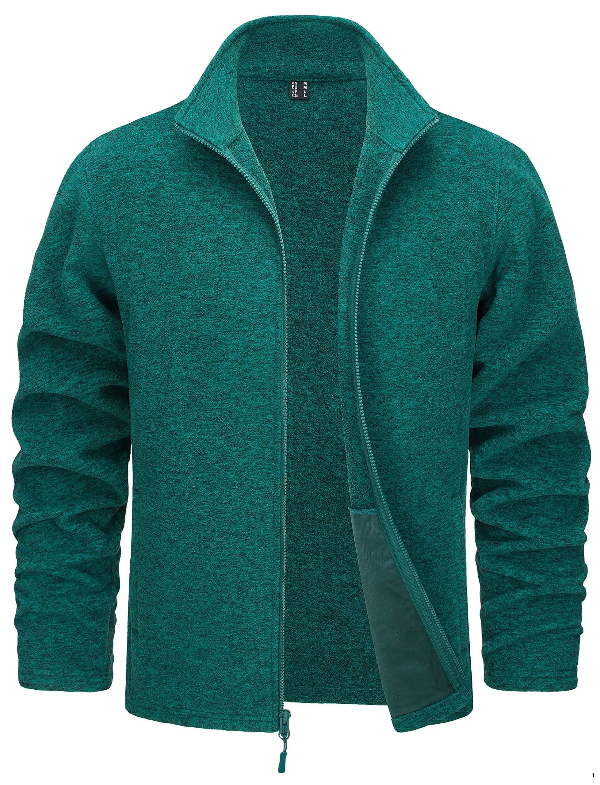 Lightweight Full Zip Fleece Jackets For Men - In 16 Colors!