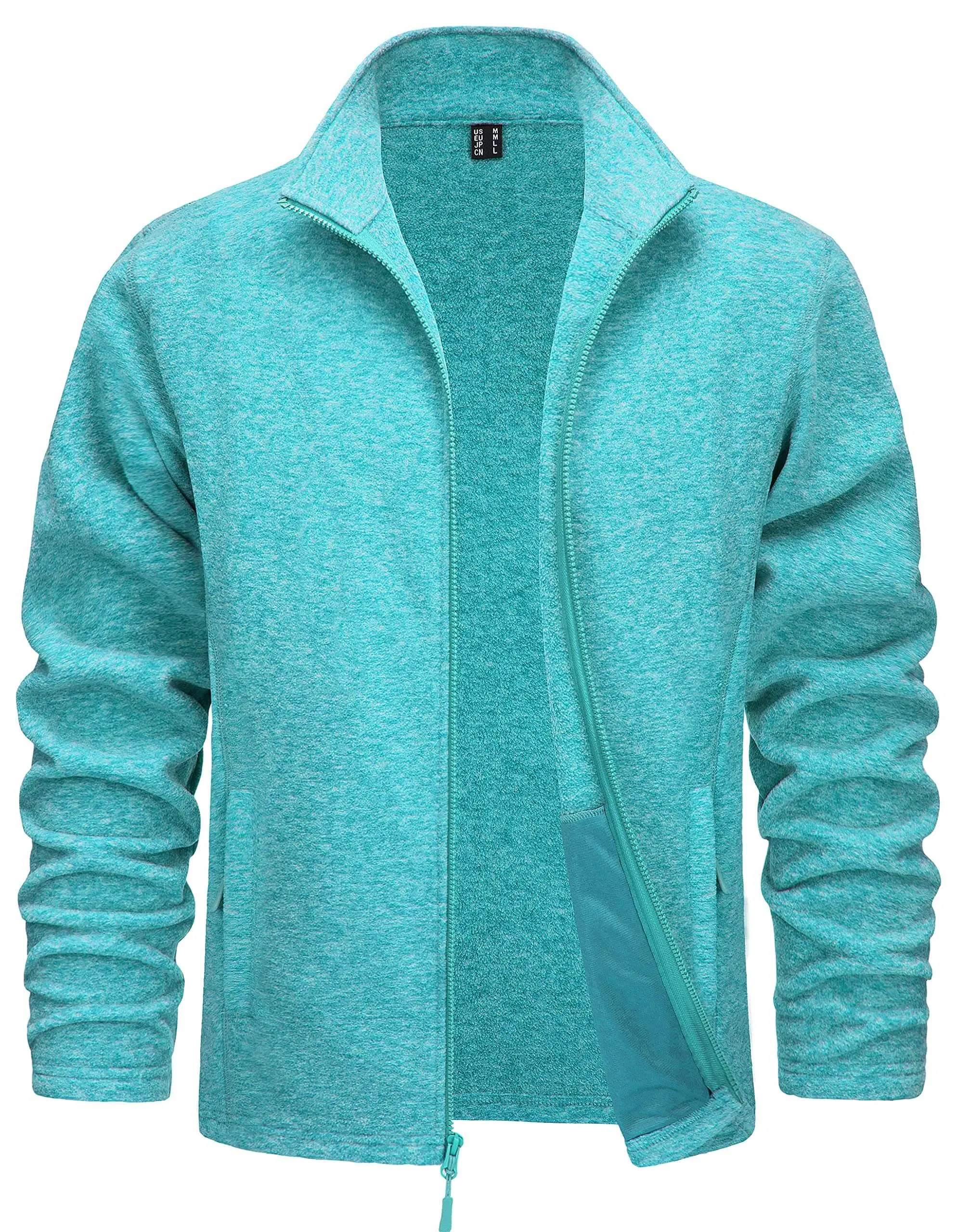 Lightweight Full Zip Fleece Jackets For Men - In 16 Colors!