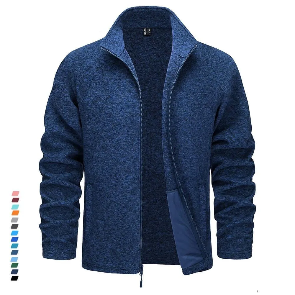 Lightweight Full Zip Fleece Jackets For Men - In 16 Colors!