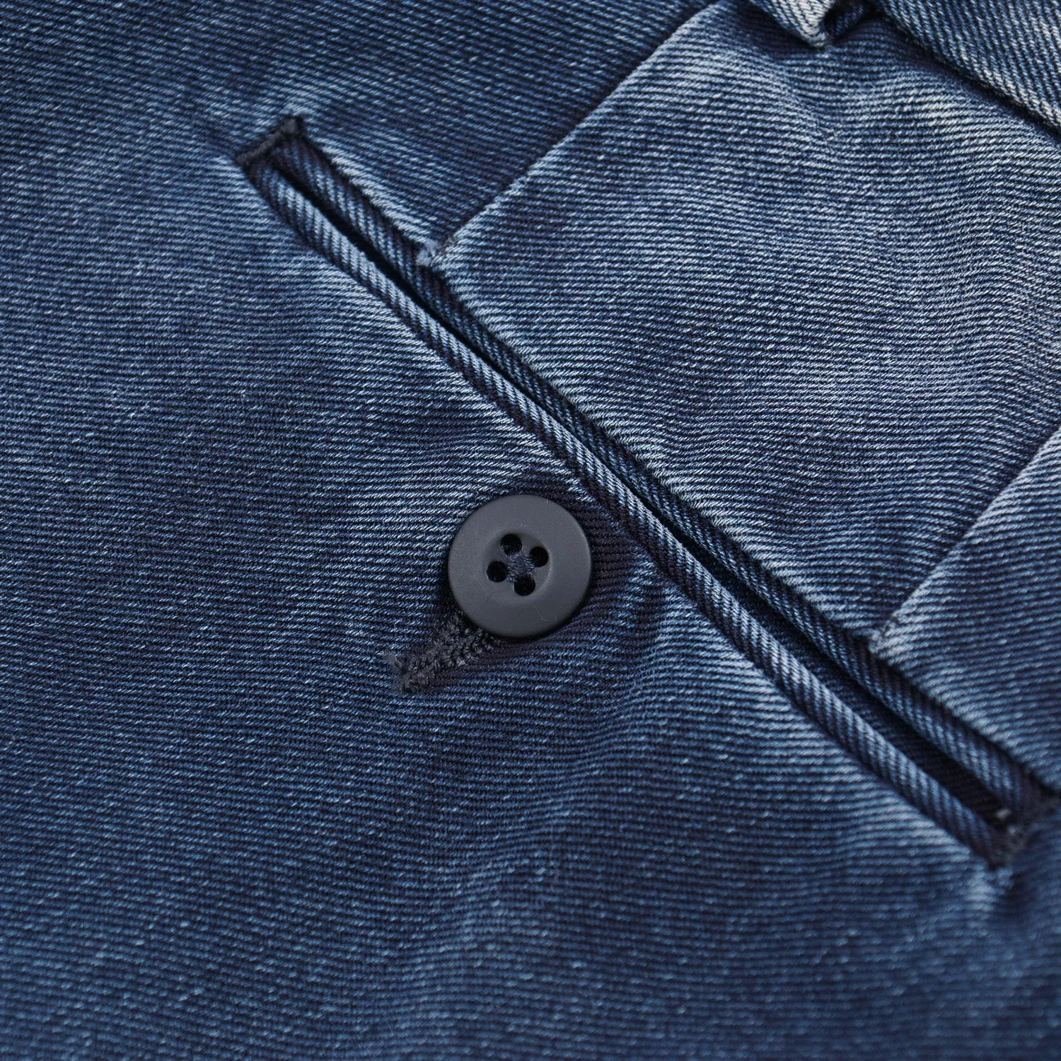 Luigi Borrelli Slim-Fit Denim Chinos