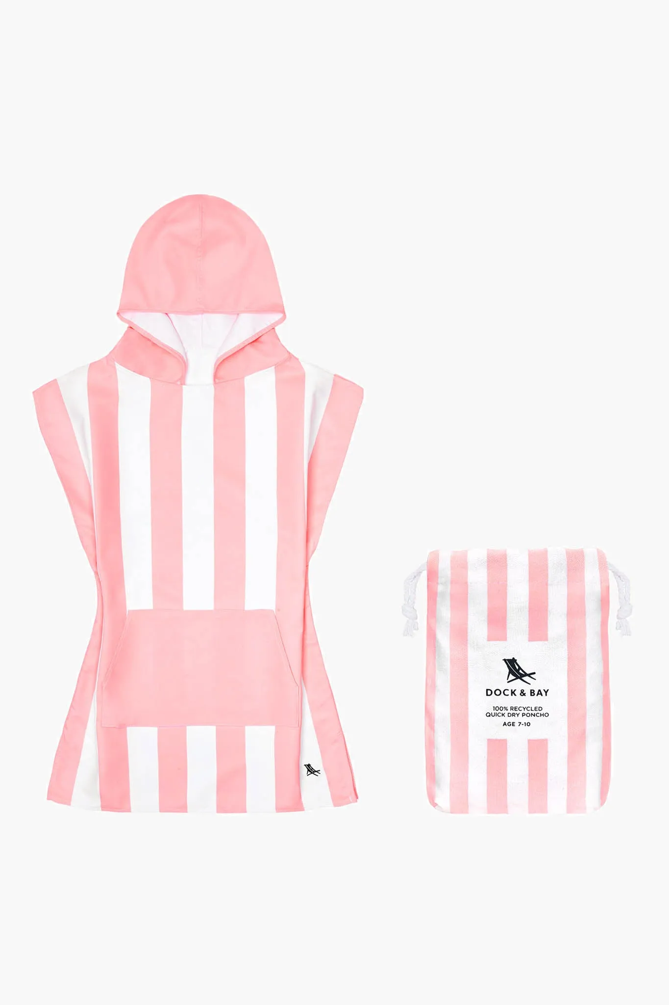 Malibu Pink Kids Poncho