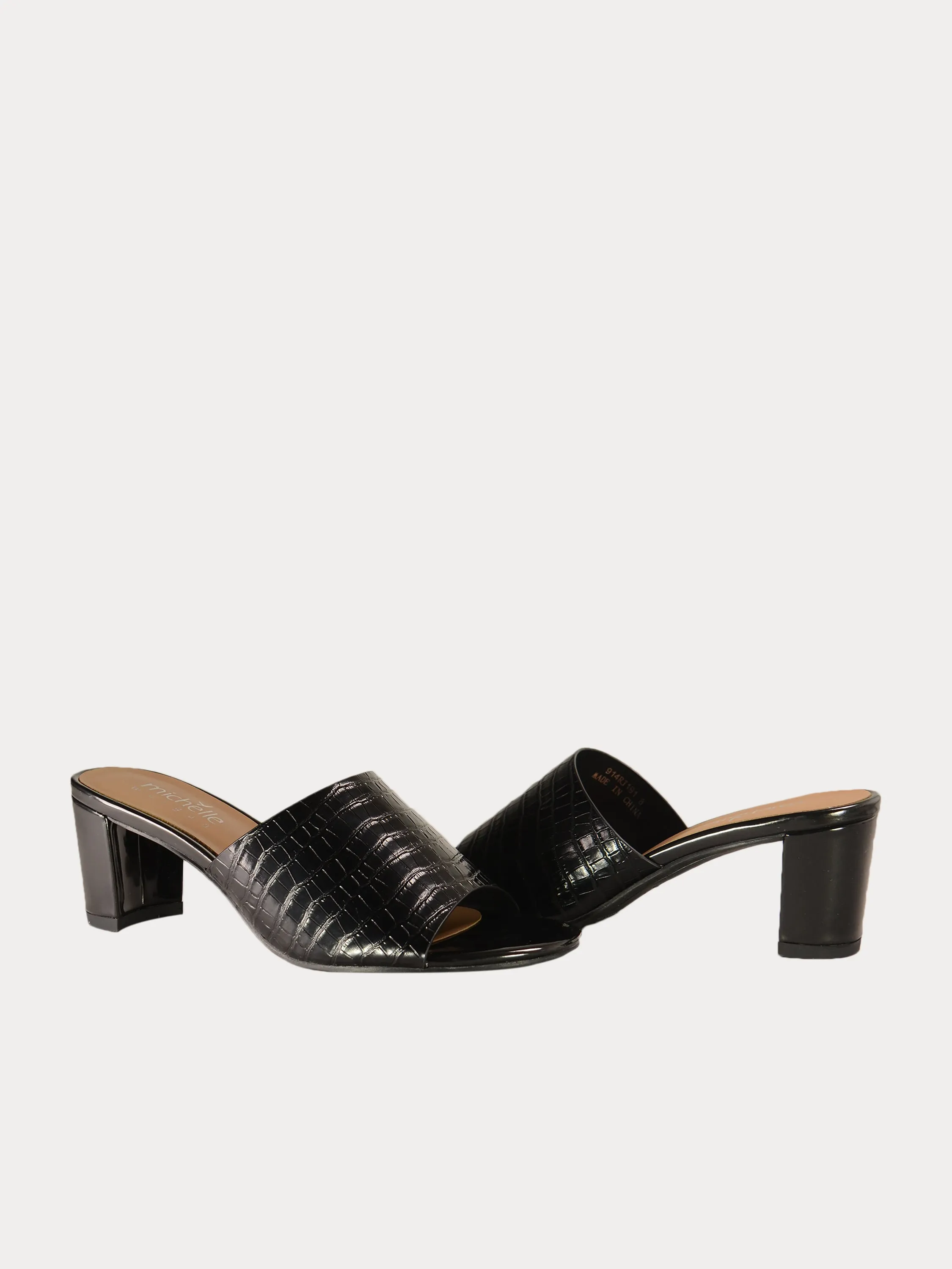 Michelle Morgan 914RJ191 Croco Print Sandals