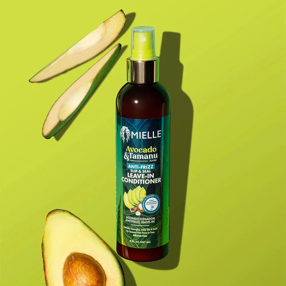 Mielle Avocado & Tamanu Anti-Frizz Slip & Seal Leave-In Conditioner 8oz