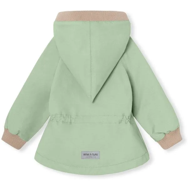 MINI A TURE WAI Spring Jacket w/Fleece Lining Dusty Light Green