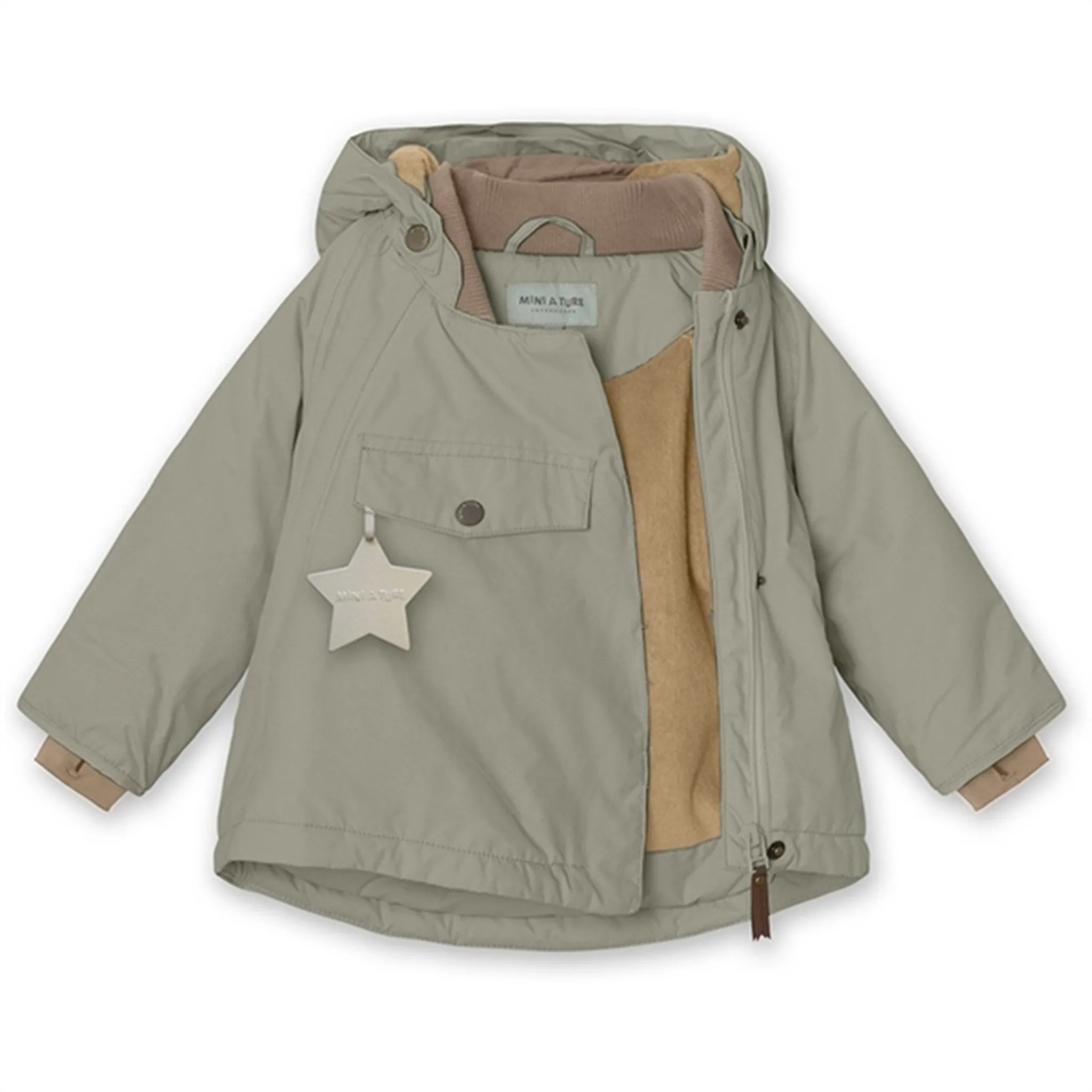 MINI A TURE Wang Fleece Winter Jacket Vert