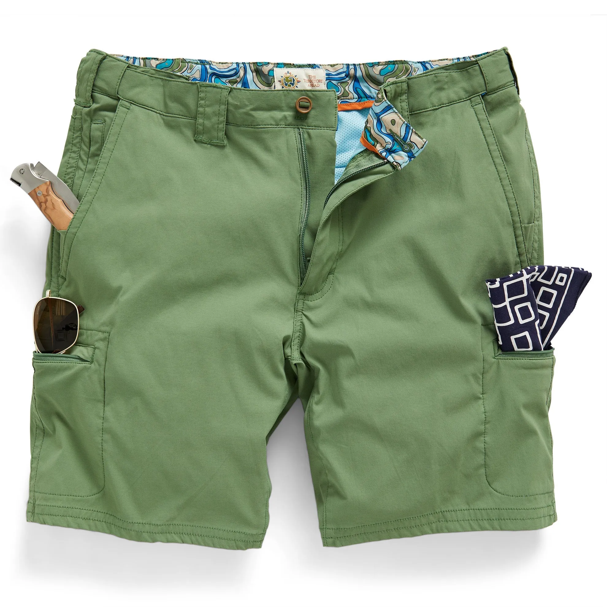 Mission Comfort Nylon Cargo Short