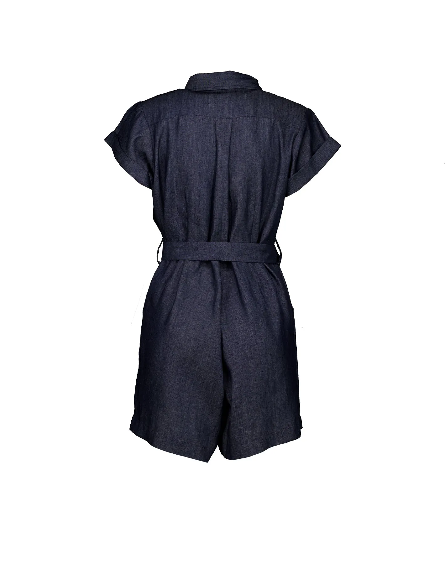 Morrison Playsuit, Blue Tencel