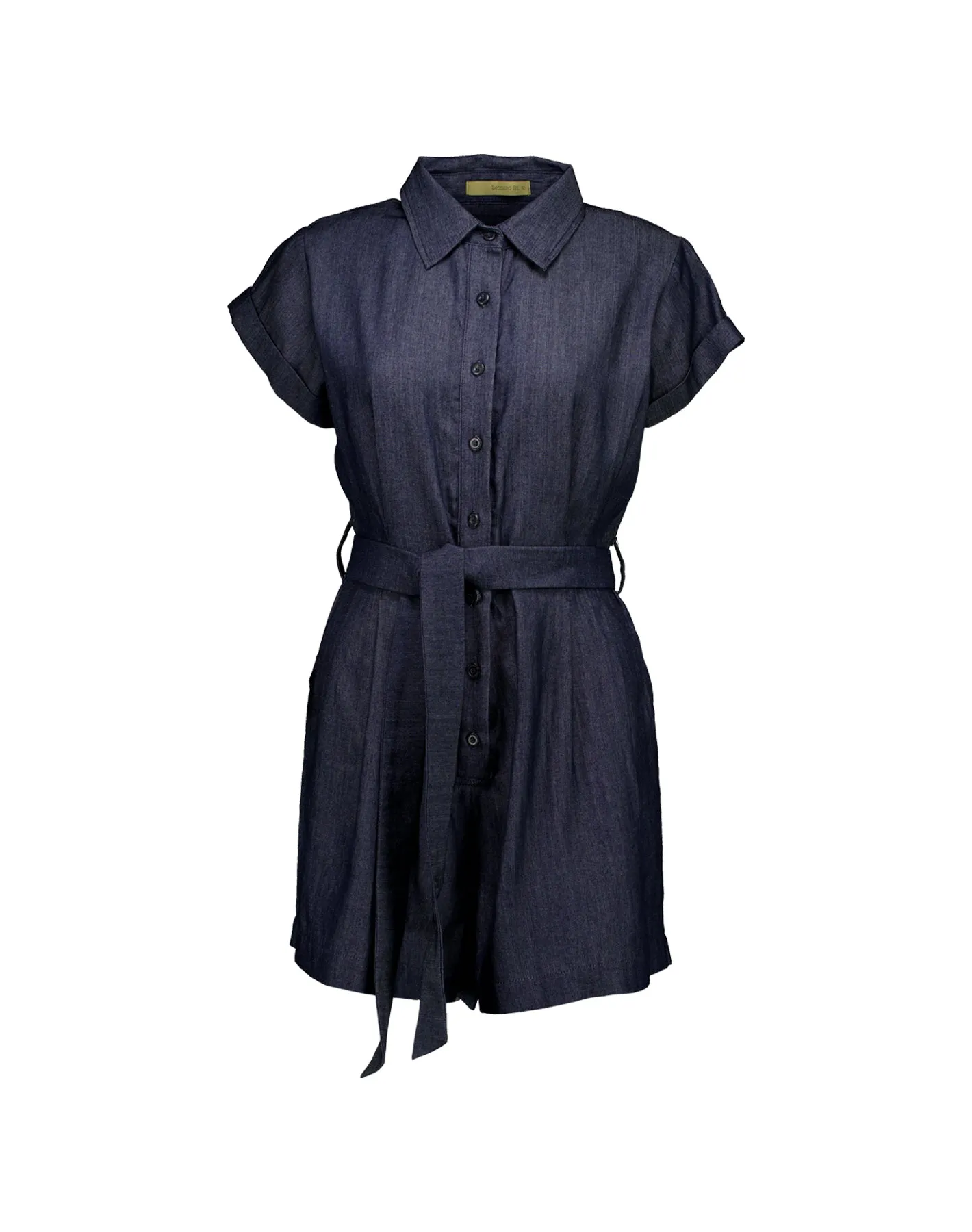 Morrison Playsuit, Blue Tencel