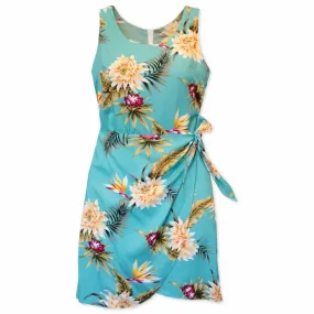 Mountain Green Honi Hawaiian Dress