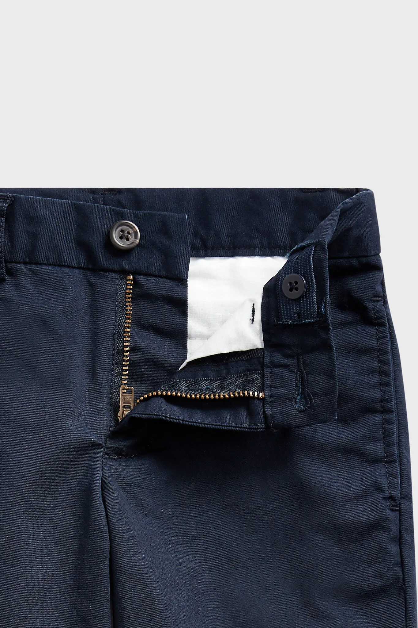 Navy Slim Fit Cotton Chino Pant