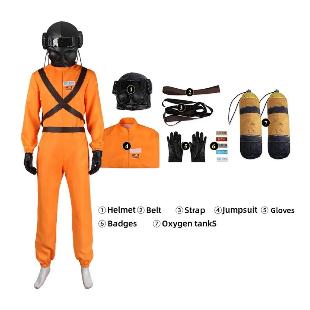 【New Arrival】Xcoser Game Lethal Company Cosplay Costume Jumpsuit Outfit Full Set Uniform Halloween