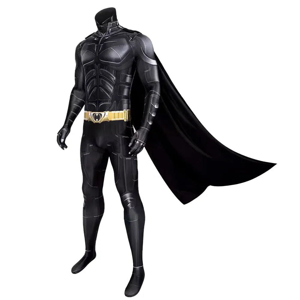 【New Arrival】Xcoser Superhero The Dark Knight Rises Batman Cosplay Costume Bruce Bodysuit Jumpsuit