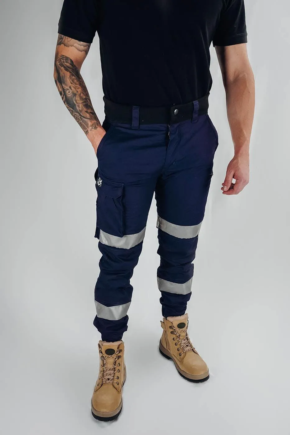 Nighthawk Workwear Reflective Chino Blue