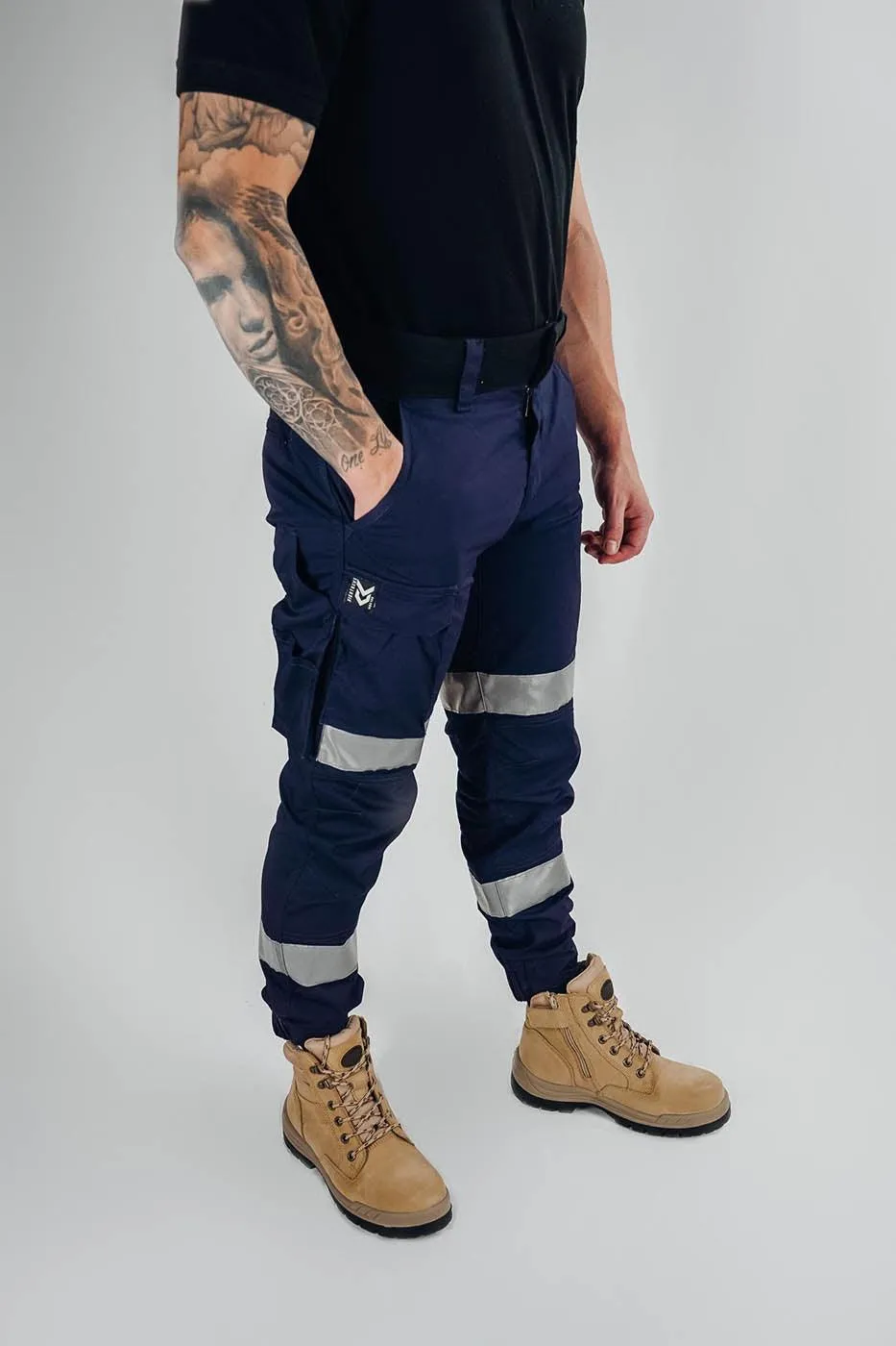 Nighthawk Workwear Reflective Chino Blue