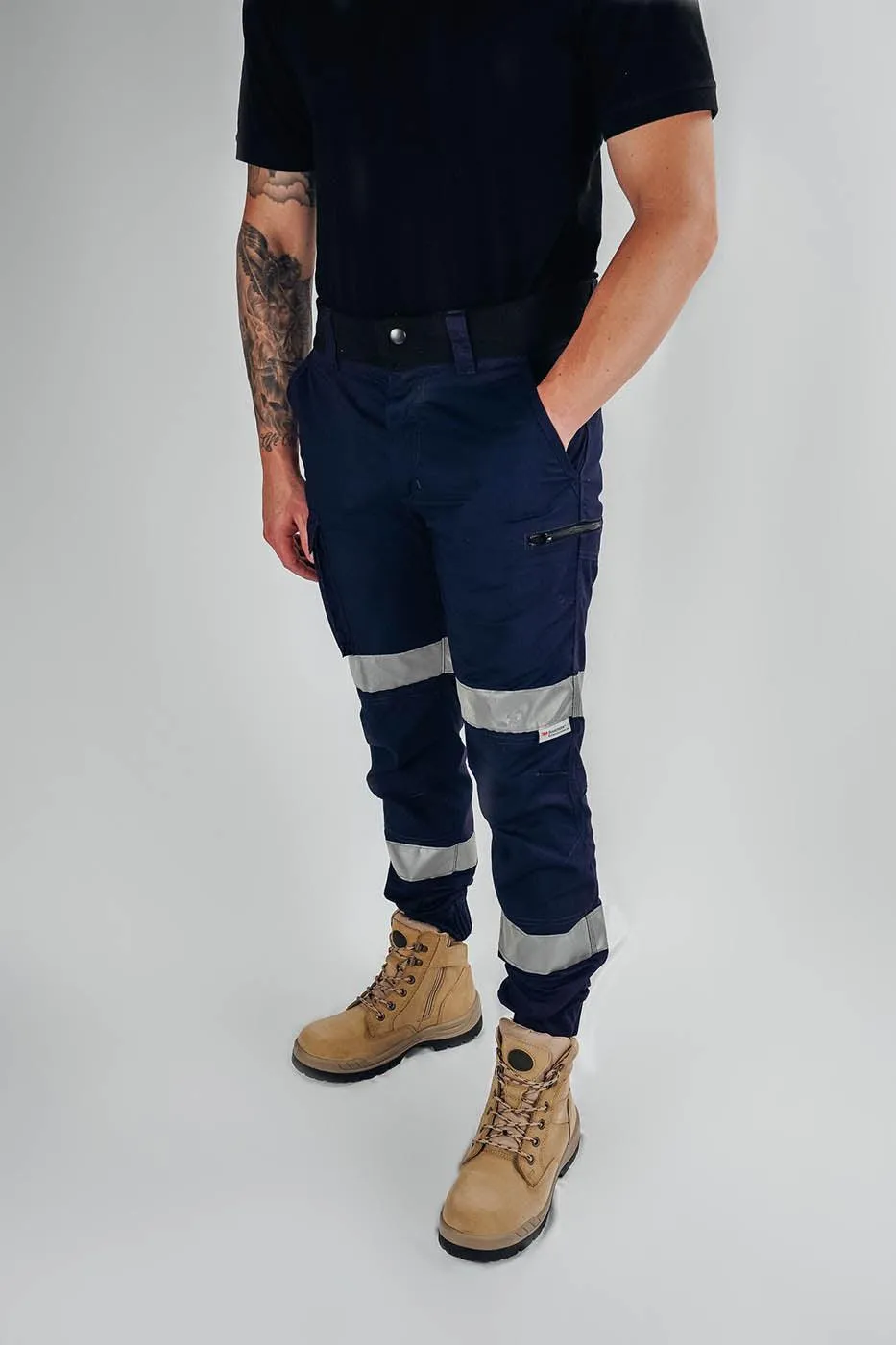 Nighthawk Workwear Reflective Chino Blue