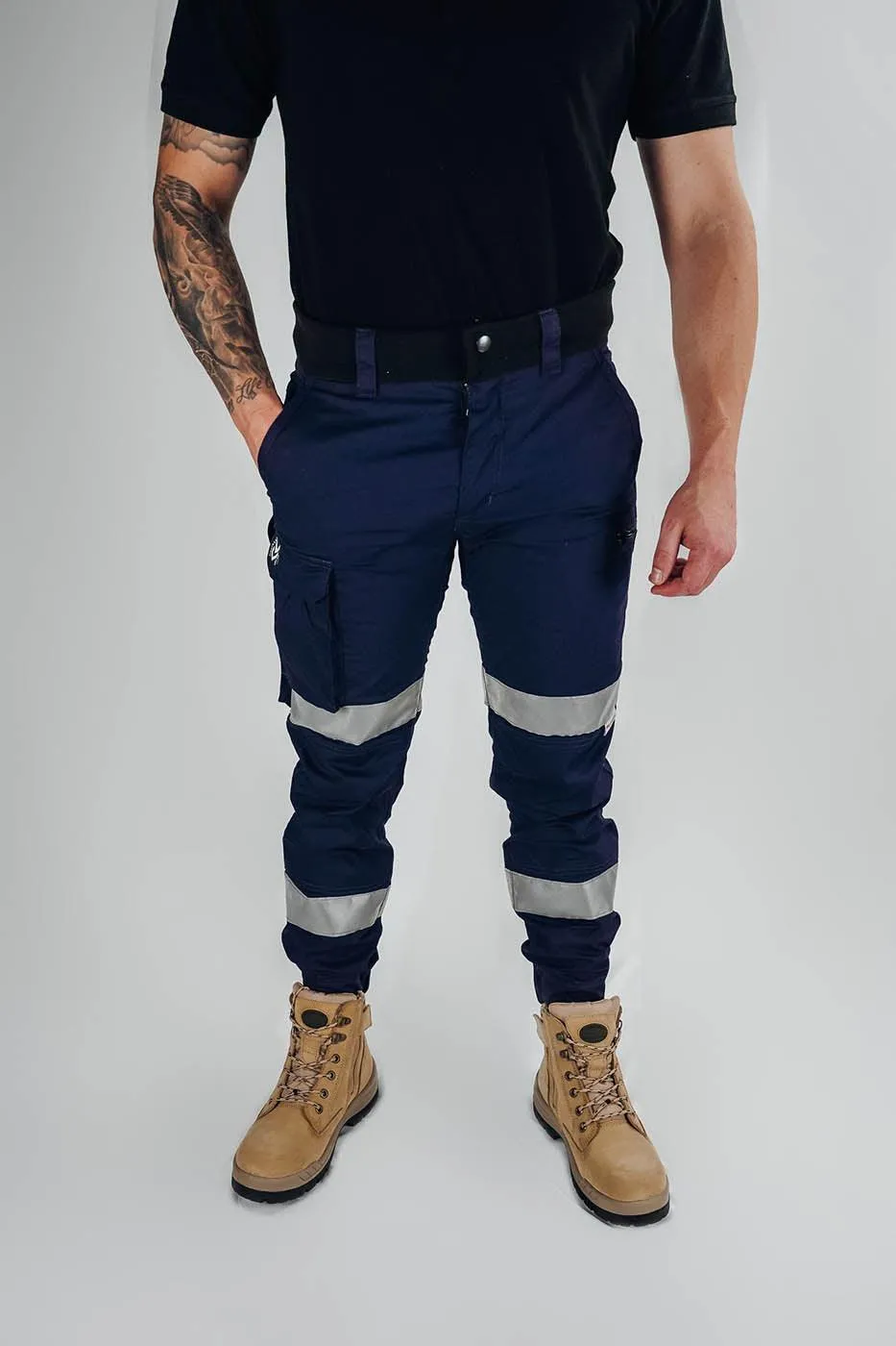 Nighthawk Workwear Reflective Chino Blue