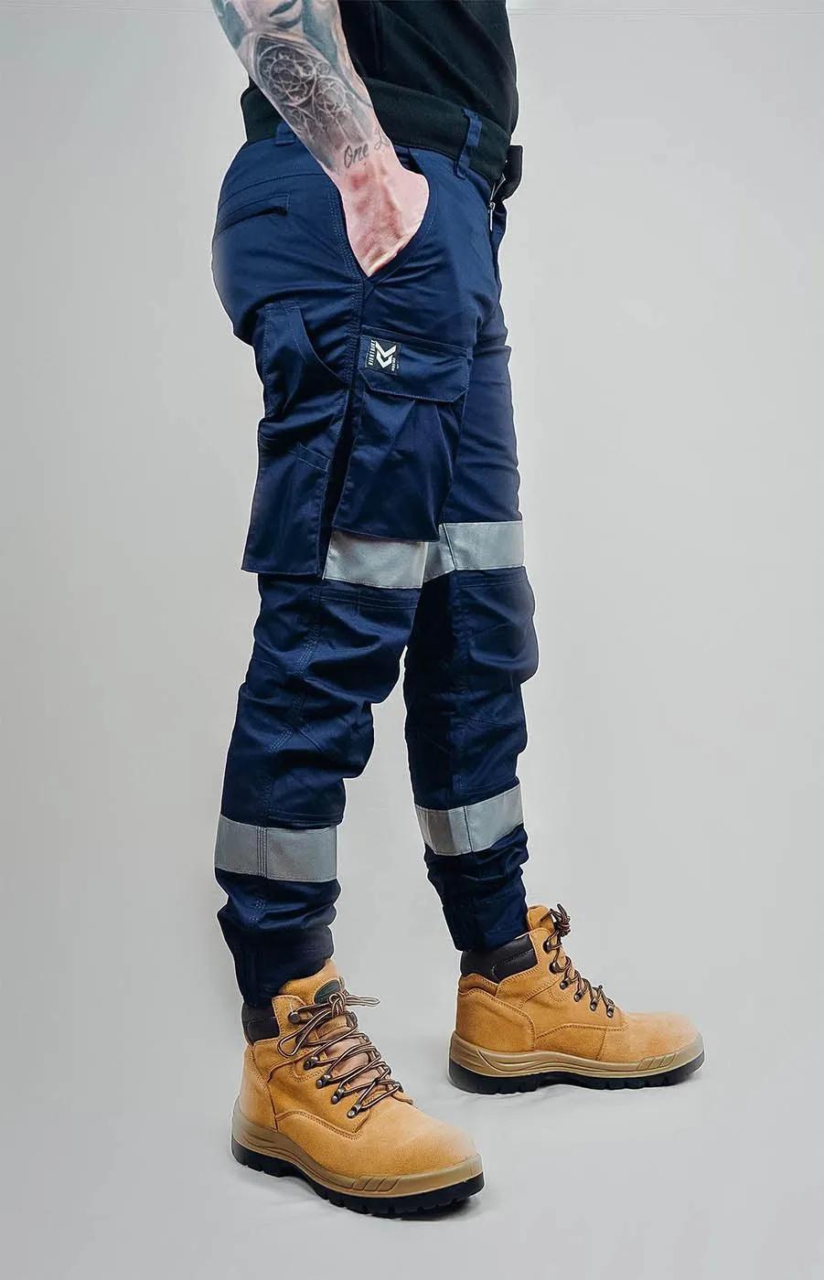 Nighthawk Workwear Reflective Chino Blue