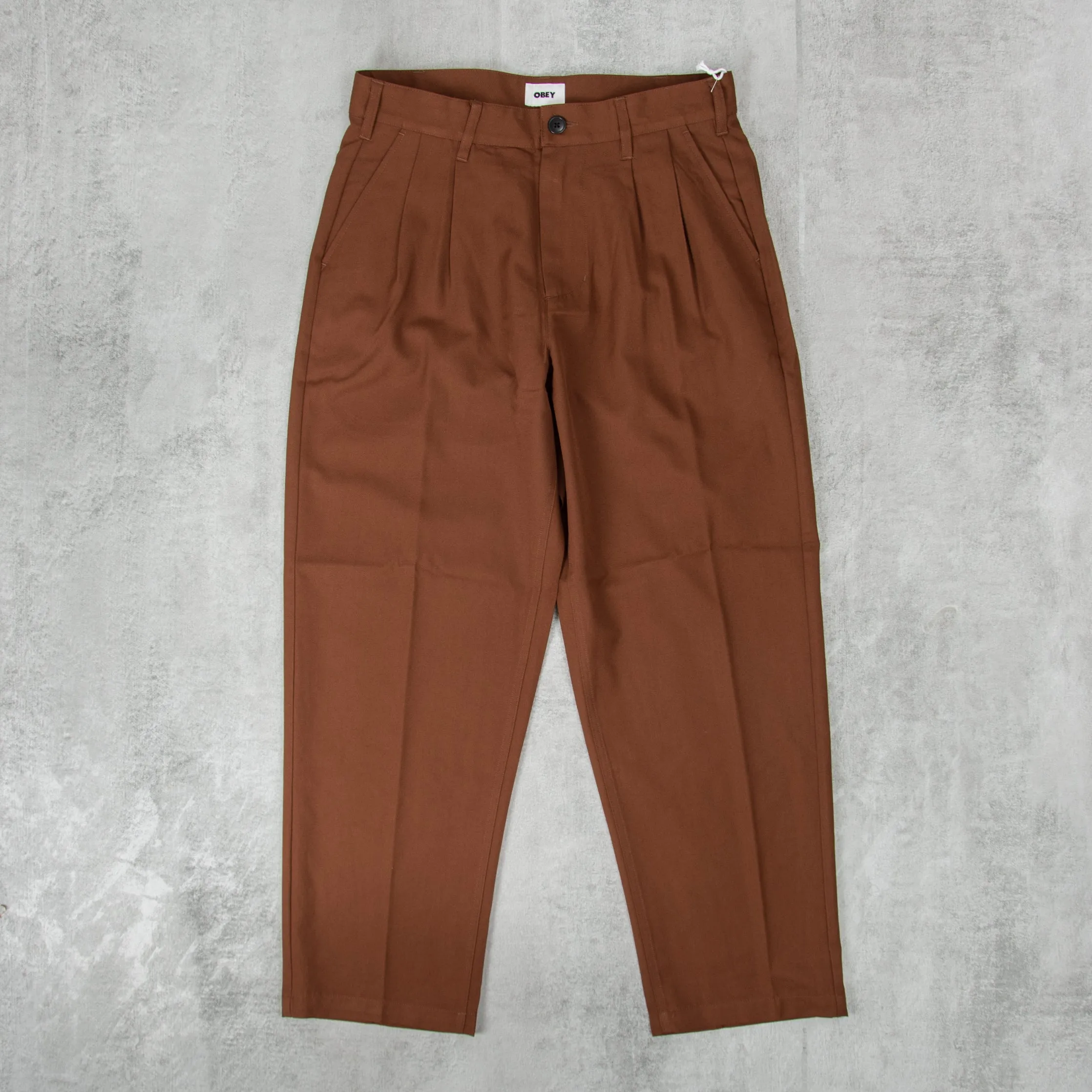 Obey Fubar Pleated Pant - Sepia