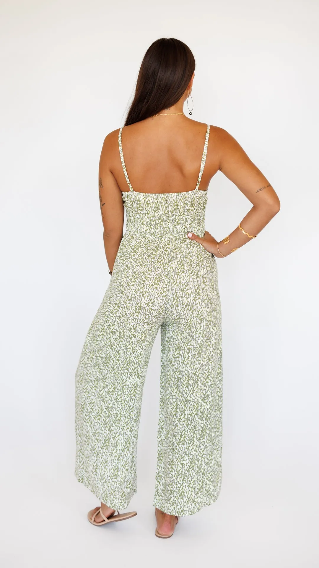 Opal Jumpsuit / Mamba Moss