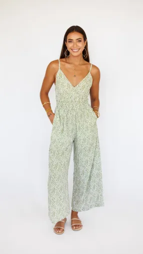 Opal Jumpsuit / Mamba Moss