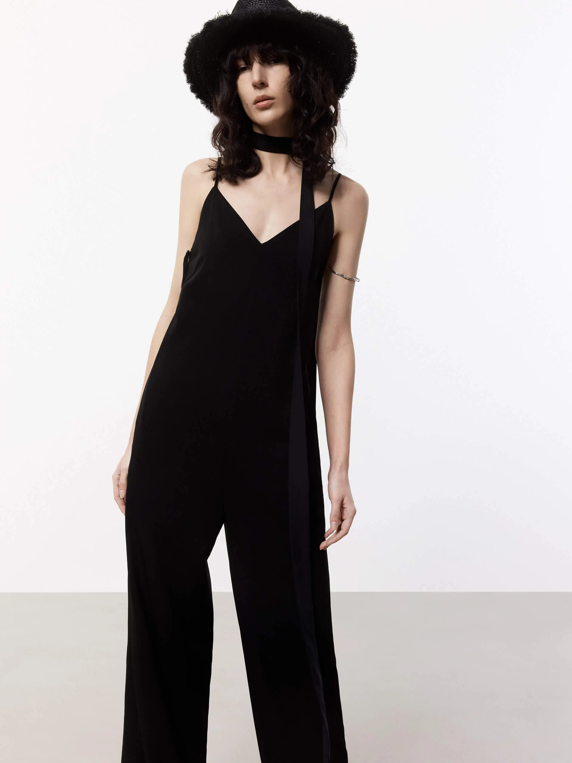 Open Back Cami Jumpsuit