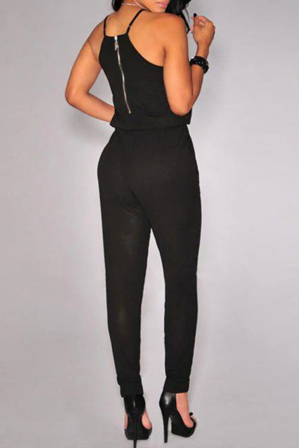 Picnic Black Jumpsuit