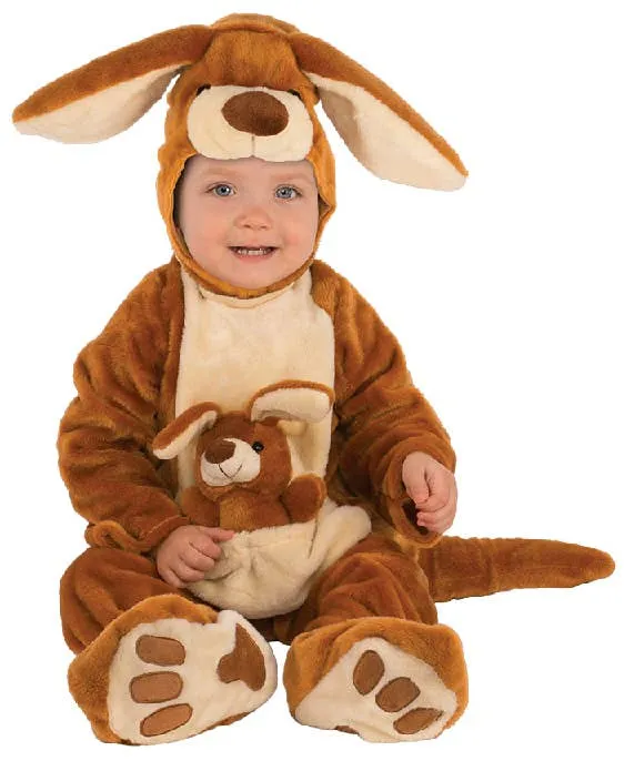 Plush Toddler Kangaroo Onesie Animal Costume