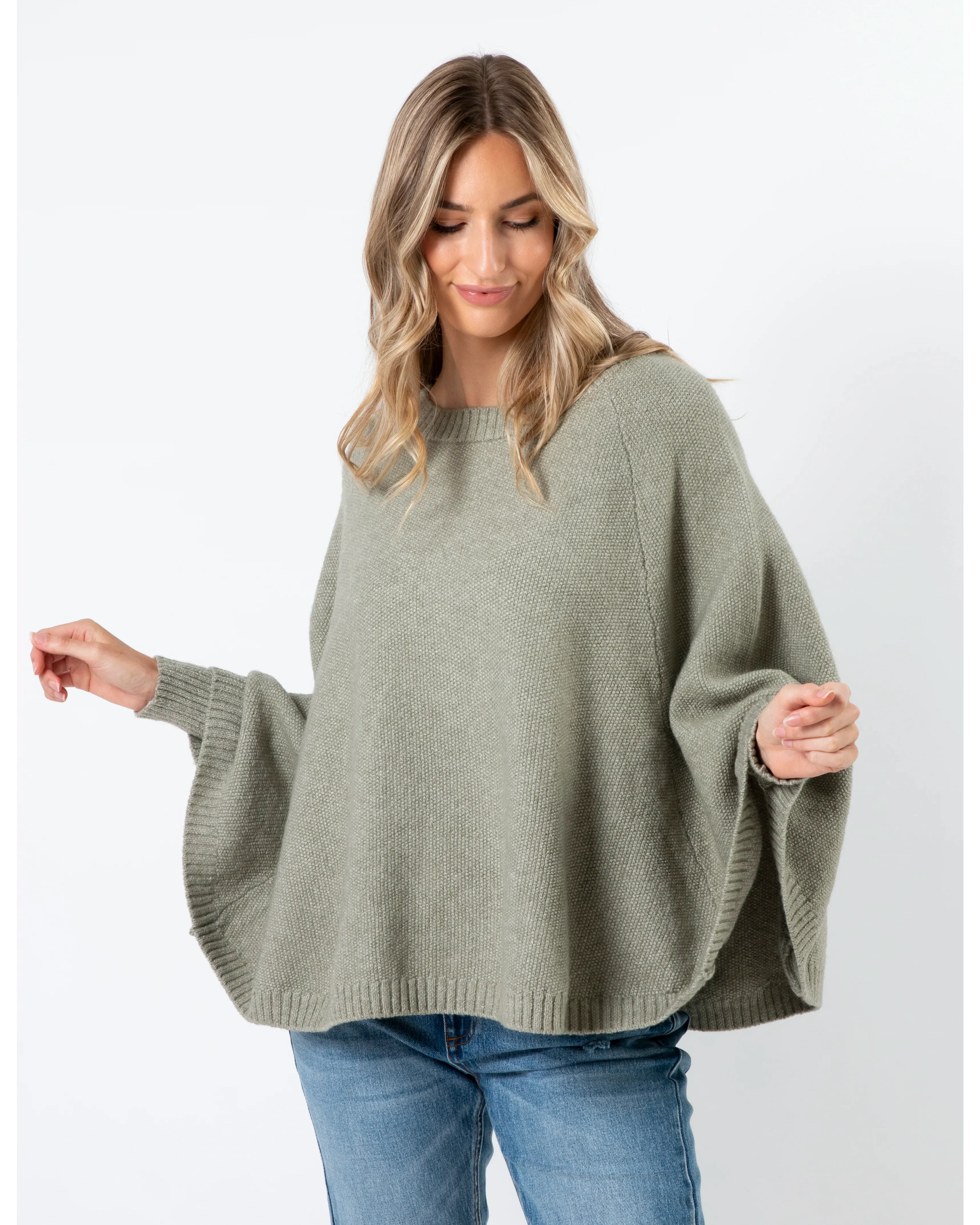 Poncho - Moss -