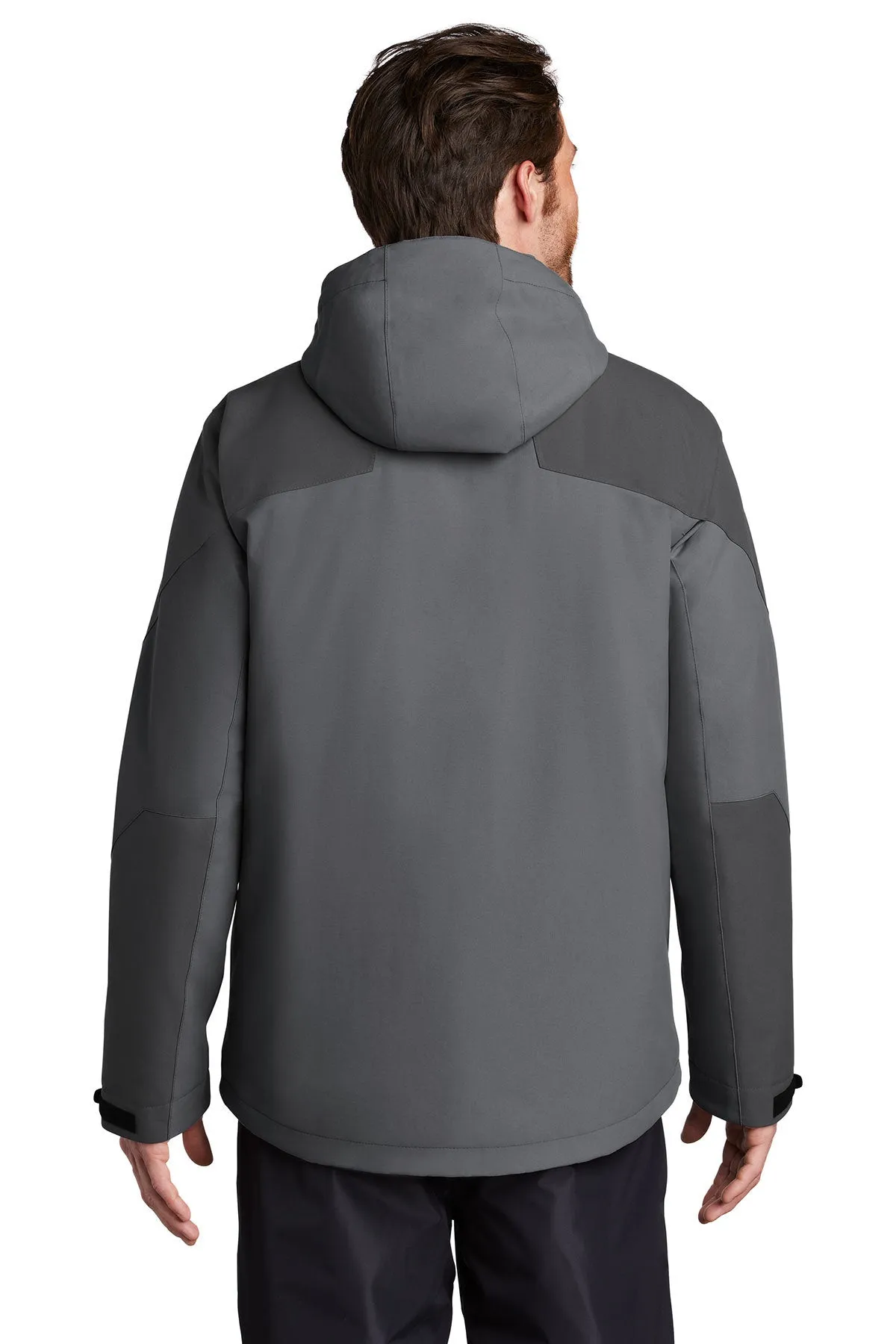 Port Authority Insulated Waterproof Custom Tech Jackets, Shadow Grey/ Storm Grey