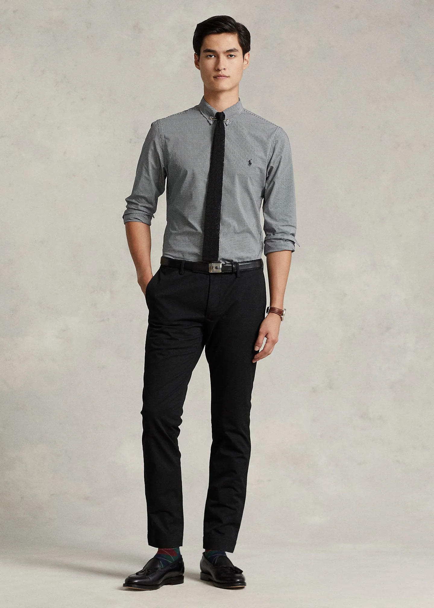 Ralph Lauren Stretch Slim Fit Chino Pant | Black