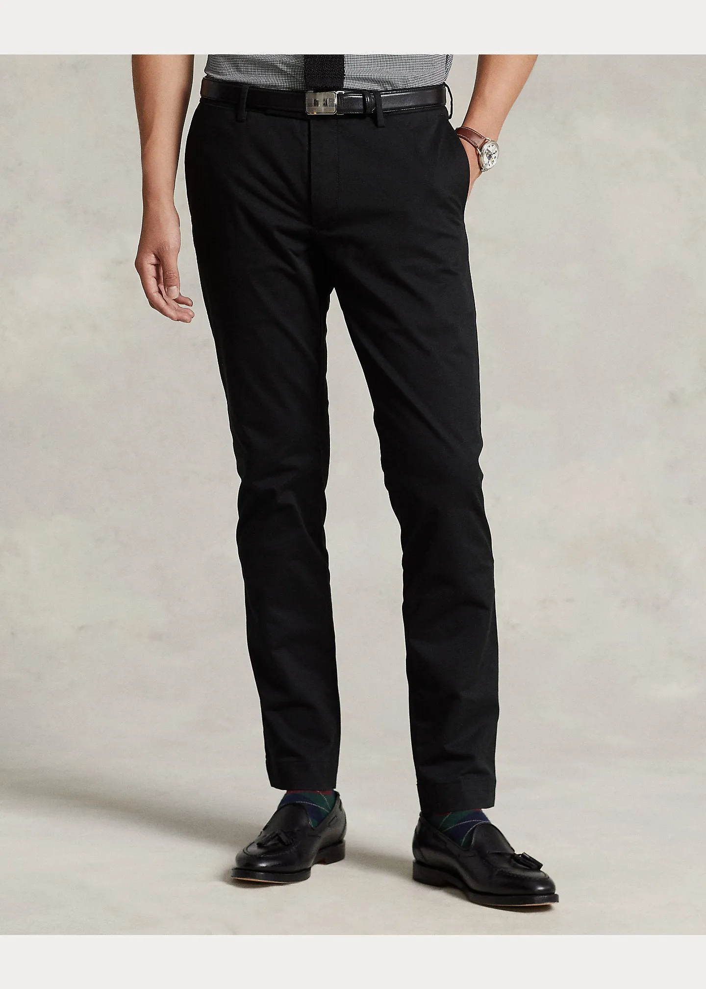 Ralph Lauren Stretch Slim Fit Chino Pant | Black