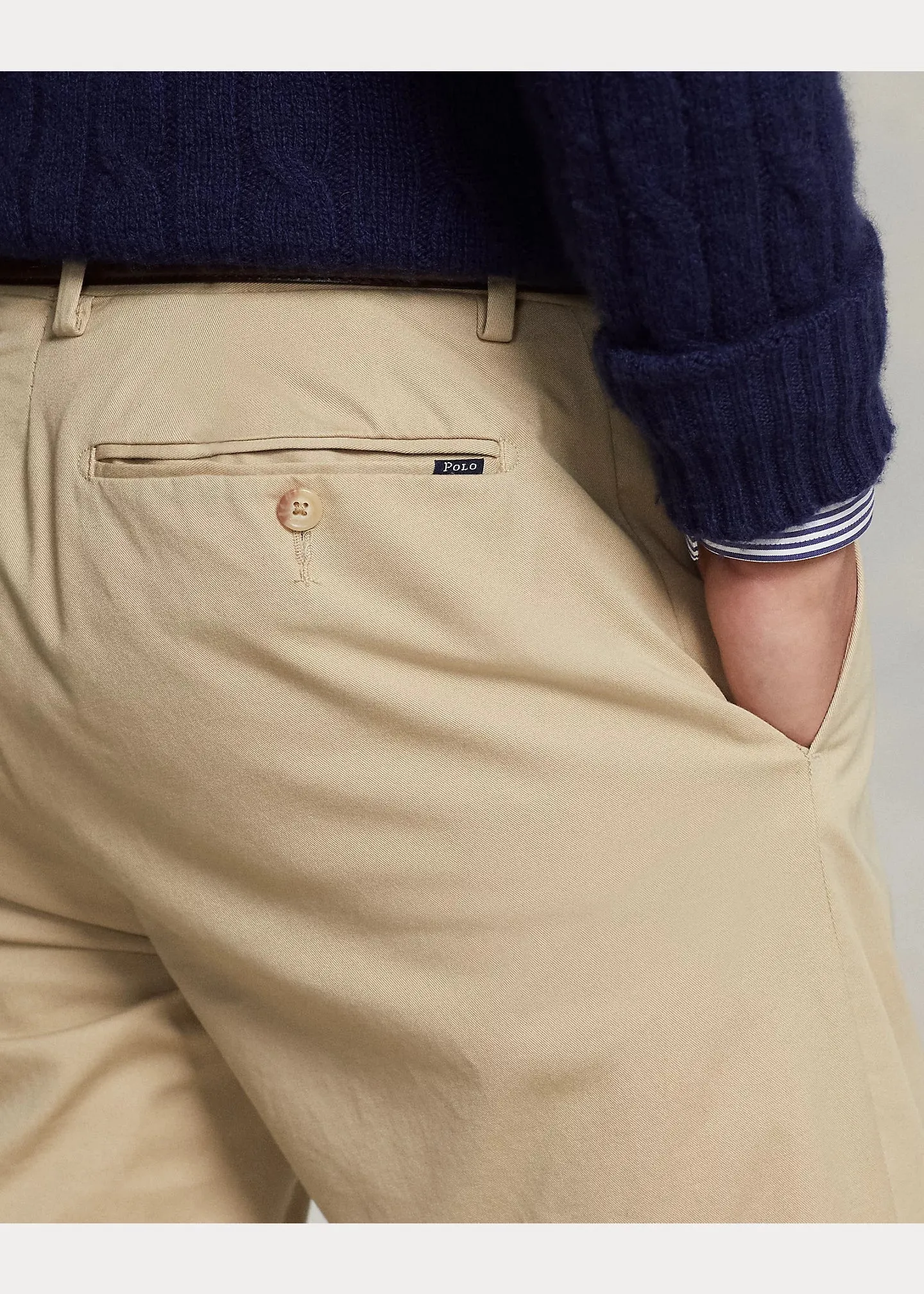 Ralph Lauren Stretch Slim Fit Chino Trouser | Classic Khaki