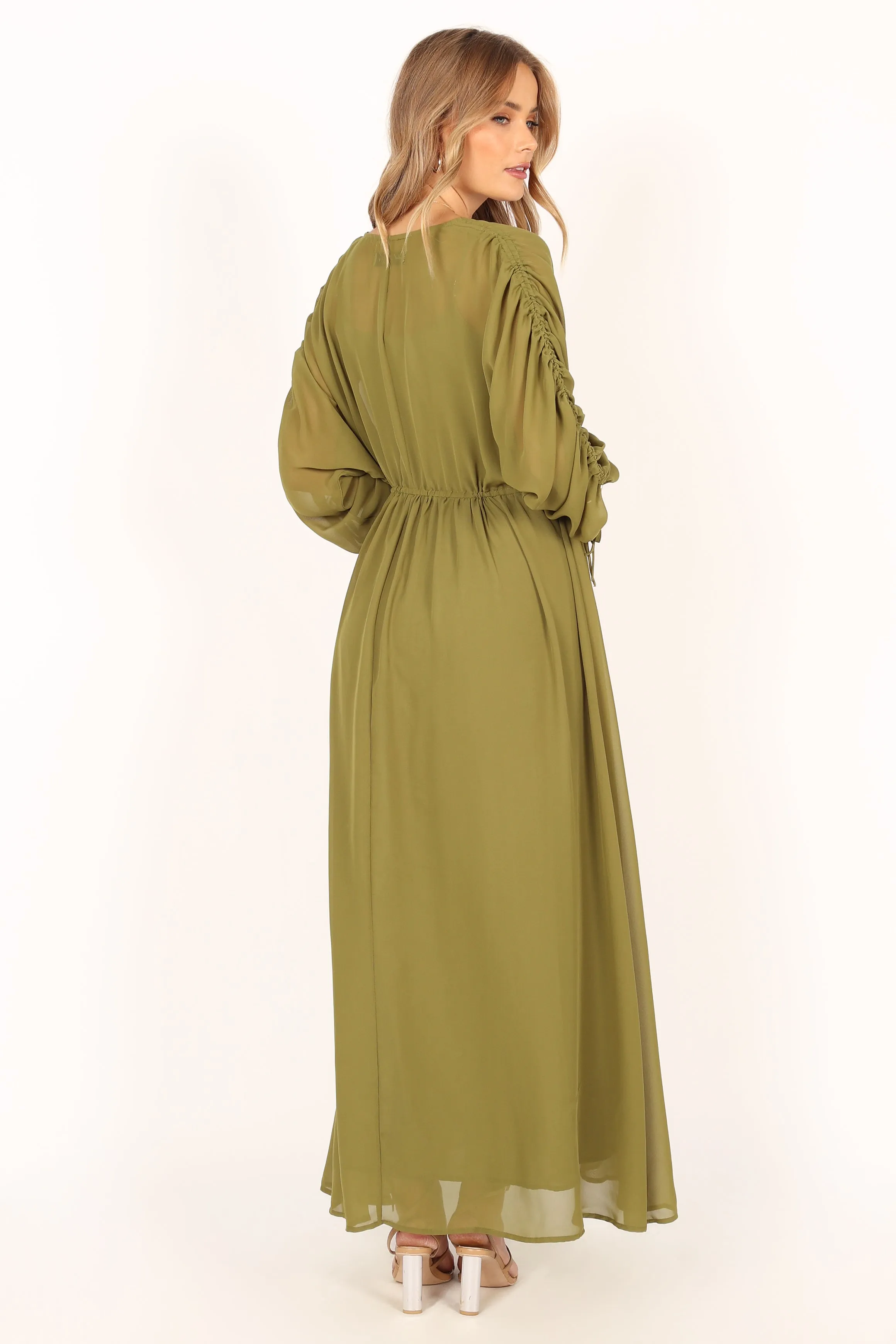 Ramona Long Sleeve Maxi Dress - Sage