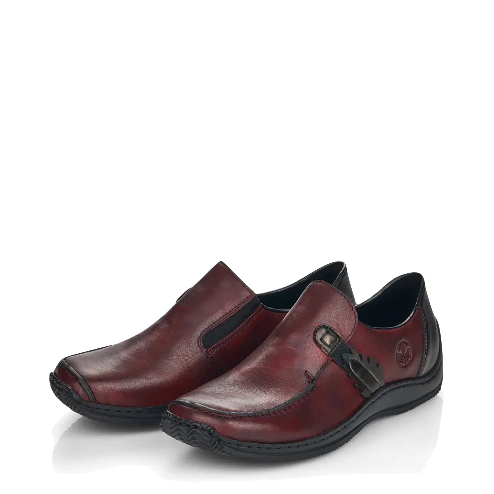 Rieker Women's Celia 59 Slip On in Wine Red