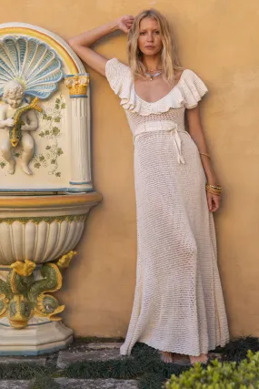 Rosalita Crochet Maxi Dress