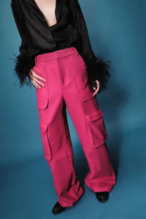 Salem Cargo Pants - Vivid Fuchsia