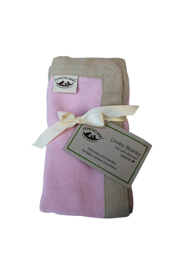 Security Blanket - Organic Lovey Blanky™ Pink/Beige