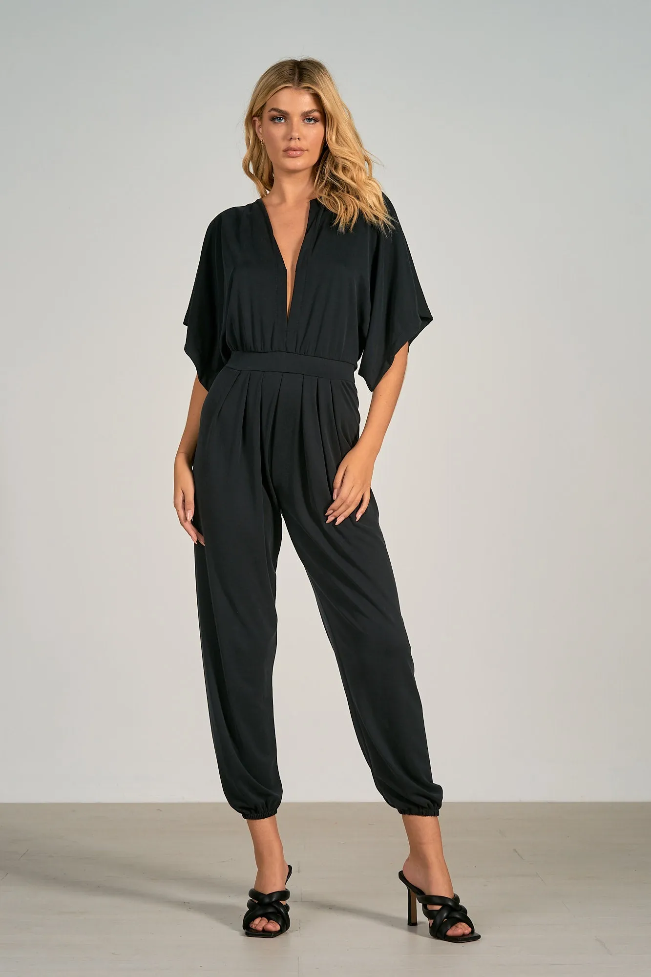 Short Sleeve Jumpsuit