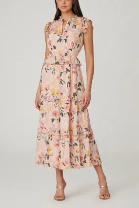 Shoshanna Maren Dress Blush/Green Multi