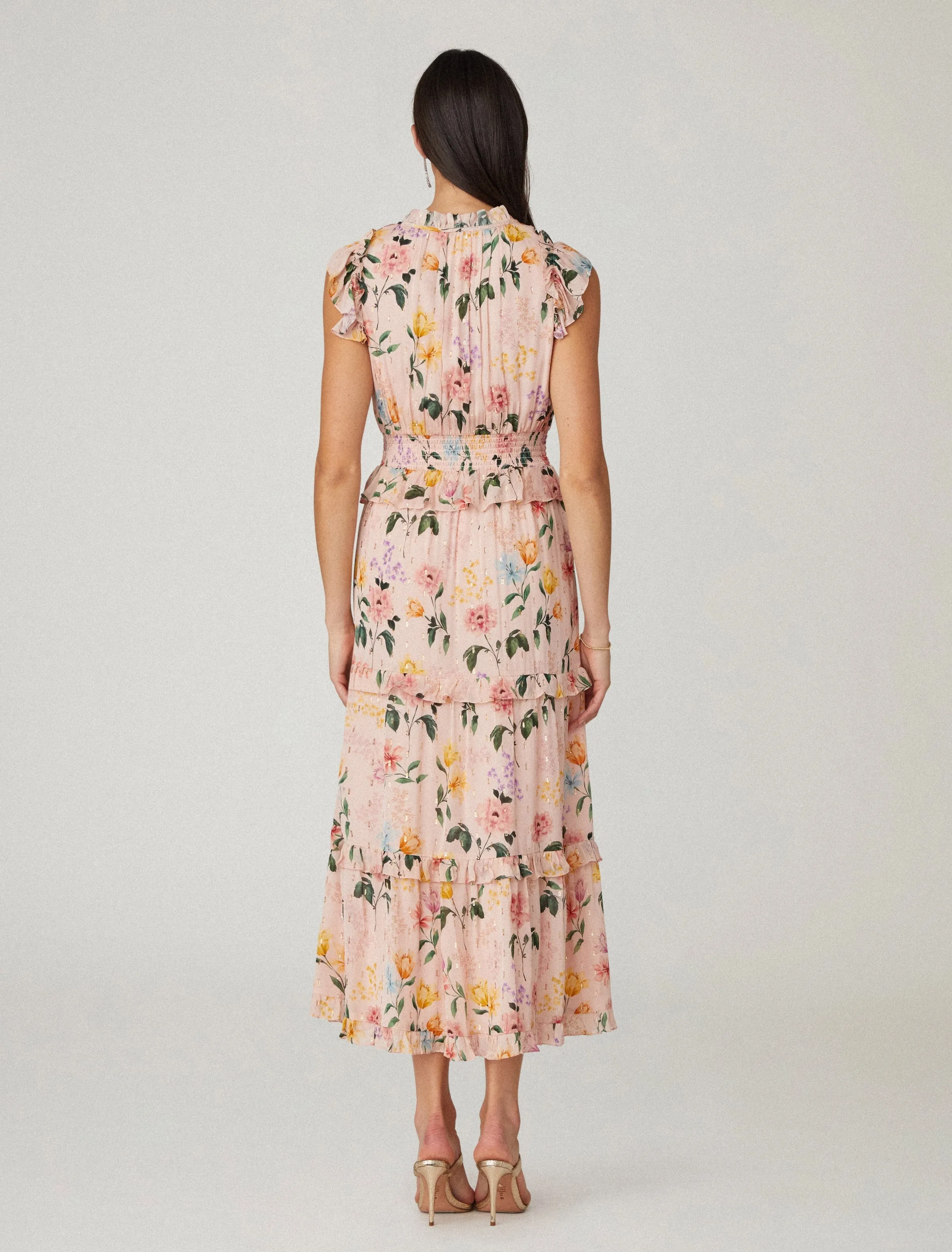 Shoshanna Maren Dress Blush/Green Multi