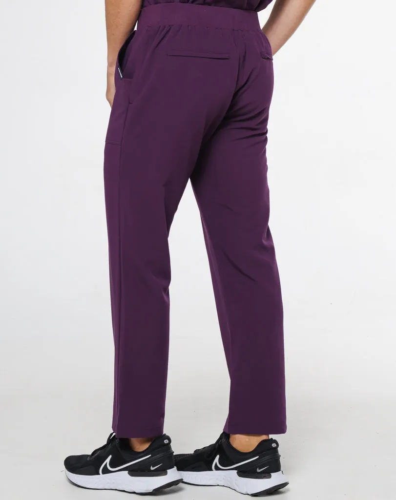 Signature Cargo Pants - Eggplant