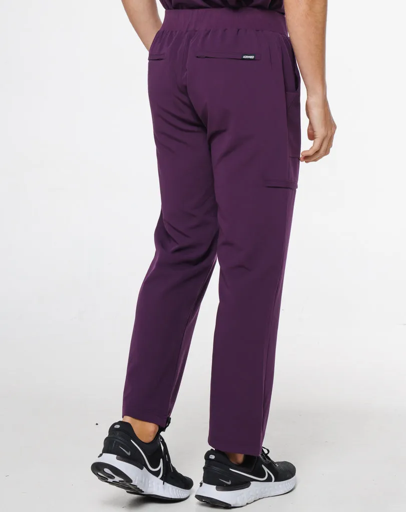 Signature Cargo Pants - Eggplant